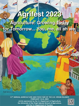 2023 Agrifest Poster, St. Croix, USVI