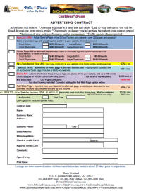 StCroixTourism.com Advertising Contract