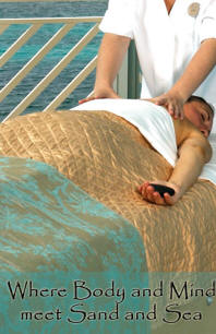 Massage on the beach at Divi Carina Bay Beach Resort