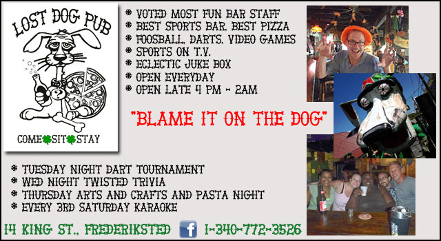 Lost Dog Pub in Frederiksted, St. Croix