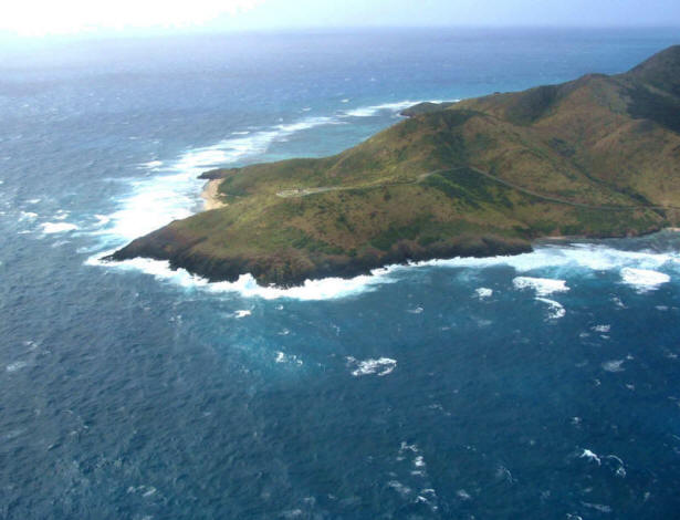 Arial view of Point Udall
