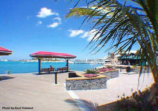 Boardwalk in Christiansted, St. Croix, US Virgin Islands