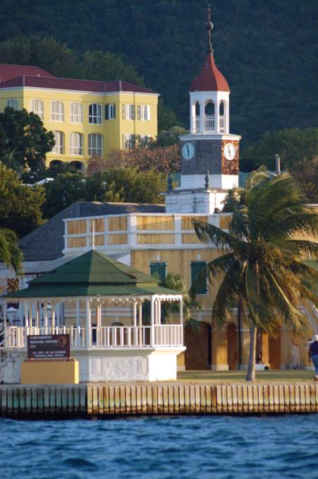 View of Christiansted, St. Croix from Hotel on the Cay