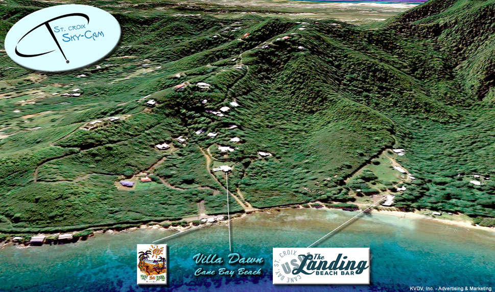 Aerial View of Cane Bay, St. Croix