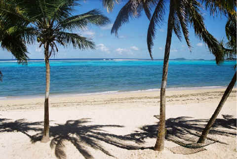 Sugar Beach on St. Croix.