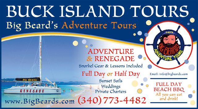 Big Beard's Adventure Tours - Full and Half day snorkeling tours to Buck Island Big Beard's Adventure Tours, St. Croix