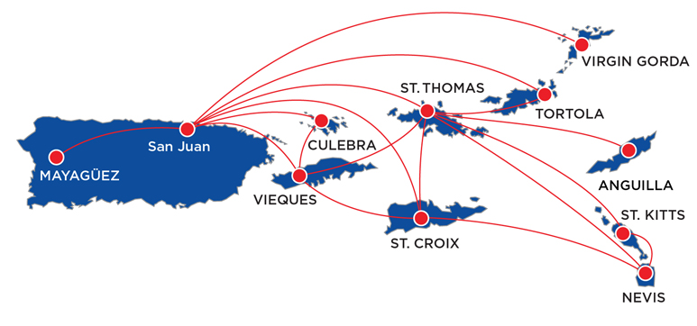 Cape Air Route Map