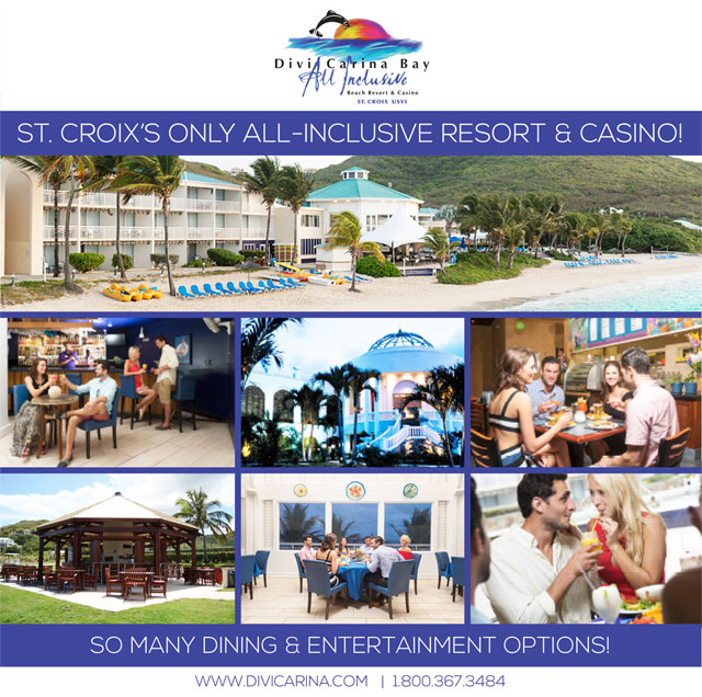 Divi Carina Bay All Inclusive Beach Resort and Casino on St Croix, USVI