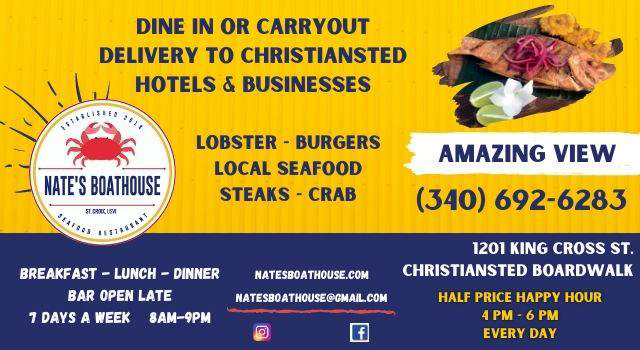 Nate's Boathouse restaurant on St. Croix