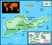 Map of St. Croix