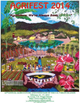 AGRIFEST 2014 Poster Virgin Islands